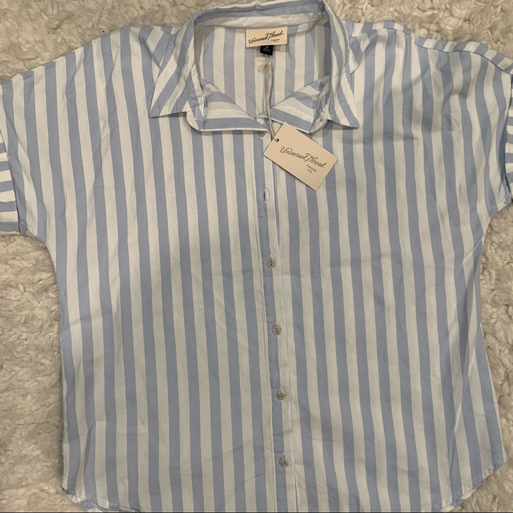 Universal Thread Striped Button Down Top ๐ค๐ - Picture 2 of 5